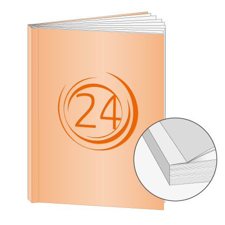 Broschüren Klebebindung DIN A6